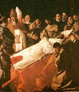 Francisco de Zurbaran death of st. buenaventura France oil painting artist